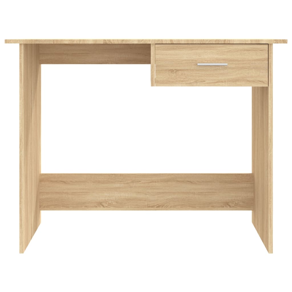 Desk Sonoma Oak 100x50x76 cm Engineered Wood